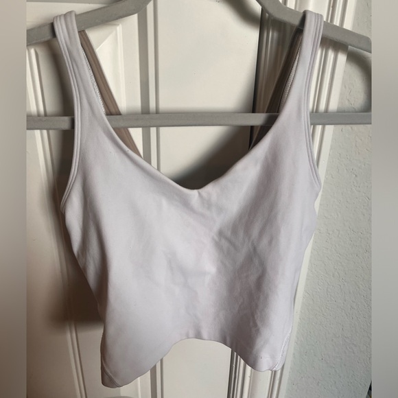 Lululemon white Align Tank top size 2 - Picture 4 of 9